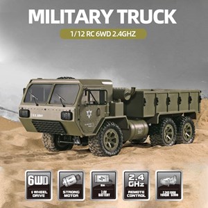 ماشین کنترلی شارژی آفرود مدل GoolRC Fayee RC Military Truck, 2.4GHz_اسباب بازی